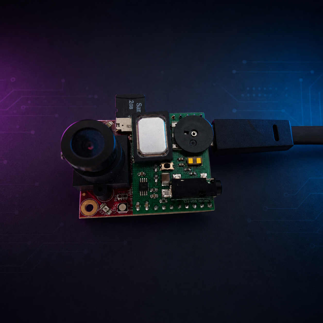 OPPO and AudioTrek electronic sensor and camera prototype